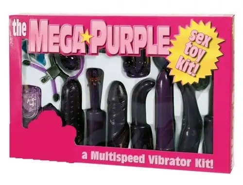 Секс набор THE MEGA PURPLE SEX TOY KIT photo 1