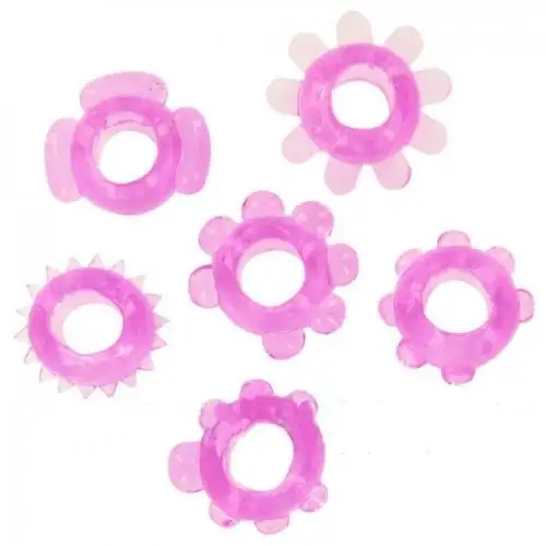 Набор насадок JOY RINGS PINK (6 шт.) photo 1