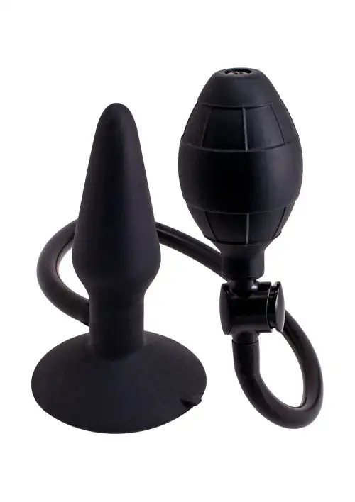 Seven Creations Inflatable Butt Plug S - надувная анальная пробка, маленькая, 12,5х7 см photo 1
