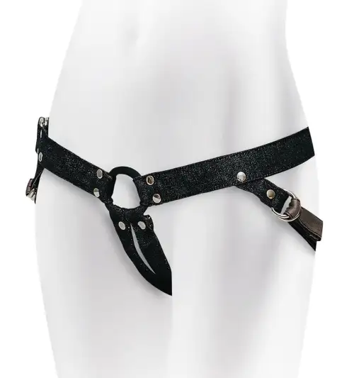 Джинсовые трусики для страпона Adrien Lastic - Lastic Strap-on photo 1