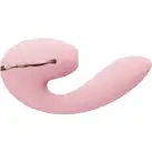 Вакуумный вибратор Kistoy Tina Mini Pink, вагинально-клиторальный photo 1