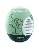 Самосмазывающийся мастурбатор-яйцо Satisfyer Egg Riffle, одноразовый, не требует смазки photo 1