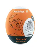 Самосмазывающийся мастурбатор-яйцо Satisfyer Egg Crunchy, одноразовый, не требует смазки photo 1