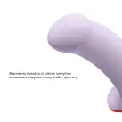 Фаллоимитатор Fun Factory AMOR, сиреневый, длина 14,6 см, диаметр 3,7 см, изогнутый photo 4