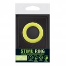 Эрекционное кольцо Neon Stimu Ring Green, 3.7см photo 2