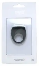 Эрекционная вибронасадка OVO B6 BLACK photo 7