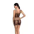 Бодистокинг — мини-платье с бабочками Passion BS090 black photo 2