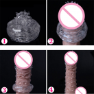 Насадка силиконовая. Многоразовый. Для увеличения пениса. photo 5