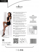 Чулки TI020 nero 1/2 (fishnet) - Passion photo 3